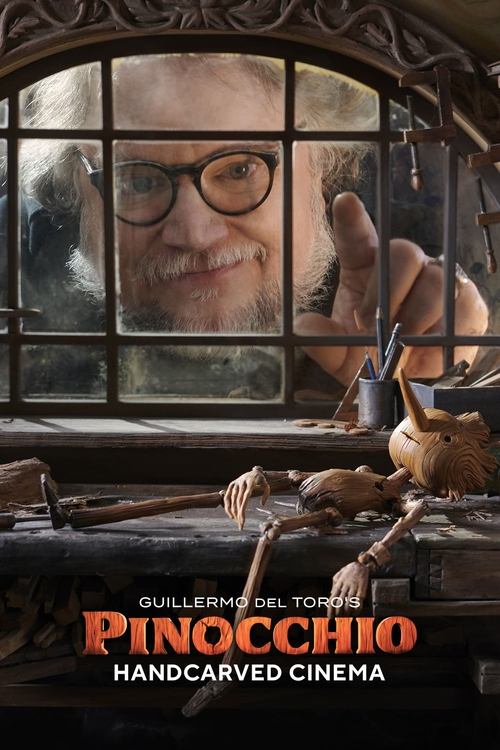 Guillermo del Toro: Pinokio — film rzeźbiony w drewnie (2022) – plakat filmu