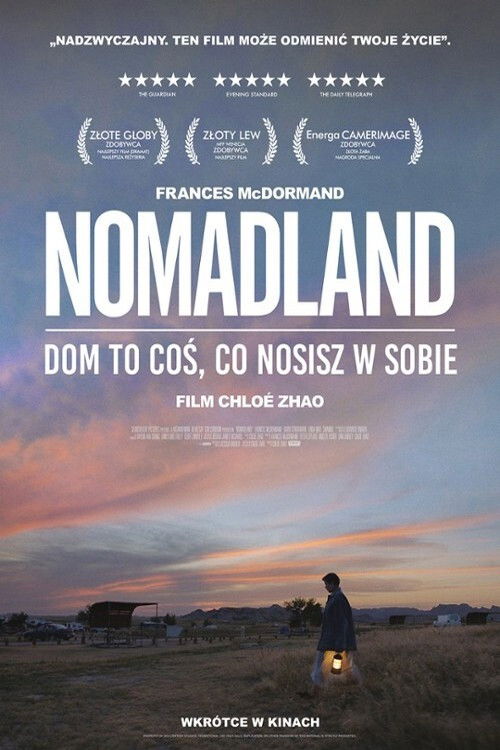 Nomadland (2021) – plakat filmu
