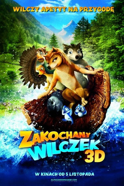 Alfa i Omega: Zakochany wilczek (2010) – plakat filmu