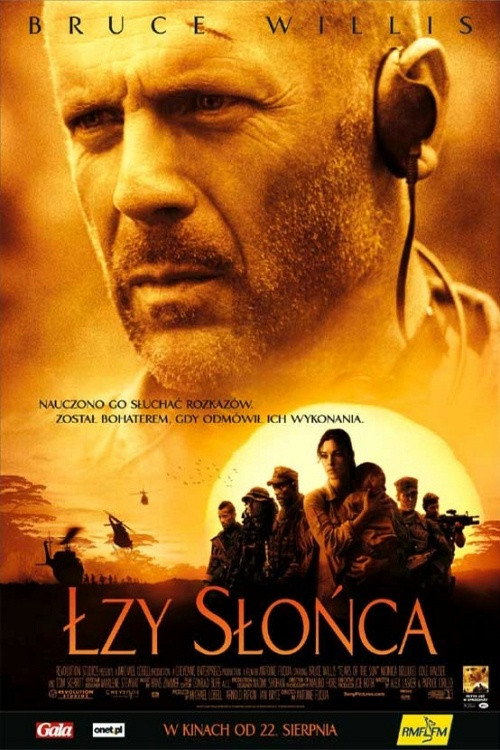 Łzy słońca (2003) – plakat filmu