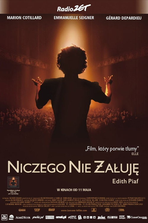 Niczego nie żałuję - Edith Piaf (2007) – plakat filmu