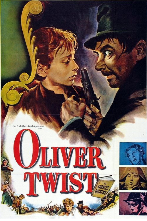 Oliver Twist (1948) – plakat filmu