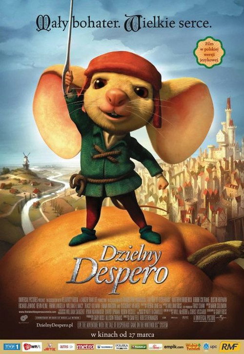 Dzielny Despero (2008) – plakat filmu
