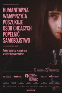 Humanitarna wampirzyca poszukuje osób chcących popełnić samobójstwo (2023) – plakat filmu