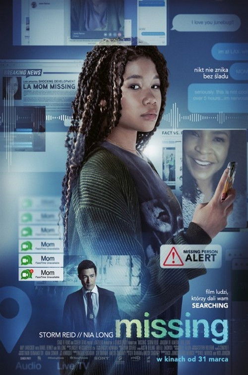Missing (2023) – plakat filmu