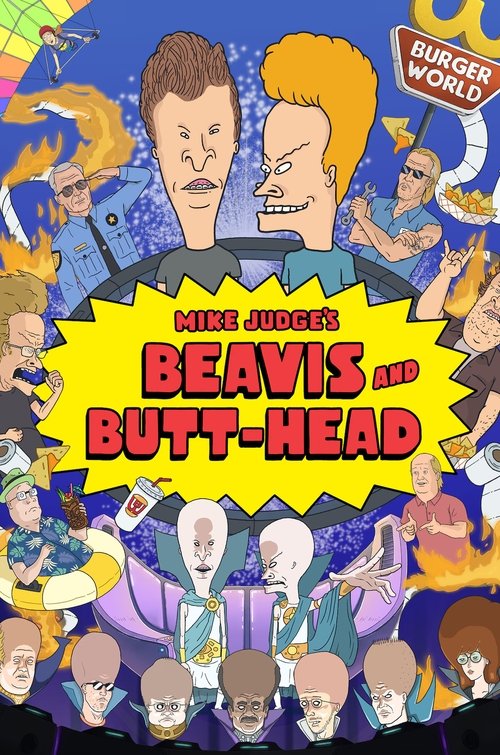 Beavis i Butt-head (2022) – plakat filmu