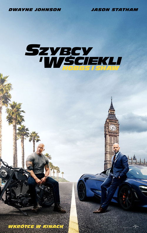Szybcy i wściekli: Hobbs i Shaw (2019) – plakat filmu