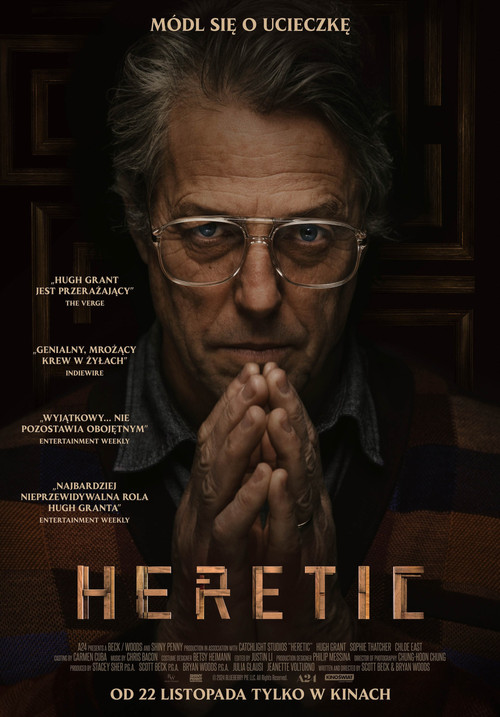Heretyk (2024) – plakat filmu
