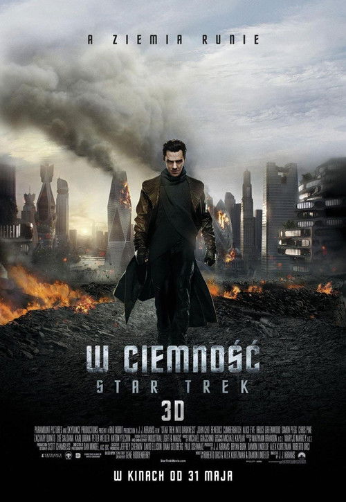 W ciemność. Star Trek (2013) – plakat filmu