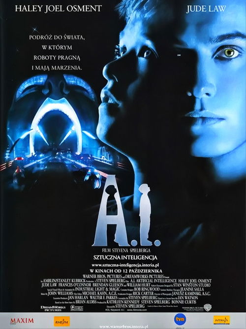 A.I. Sztuczna inteligencja (2001) – plakat filmu