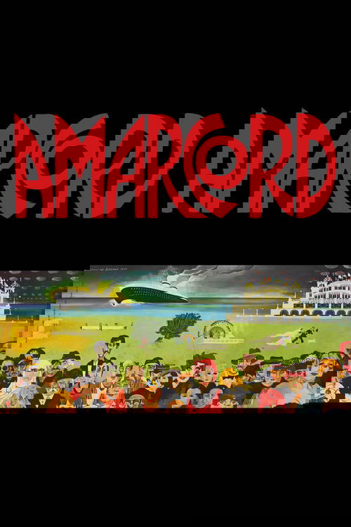 Amarcord (1973) – plakat filmu