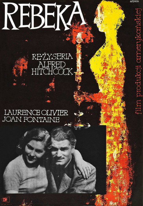 Rebeka (1940) – plakat filmu