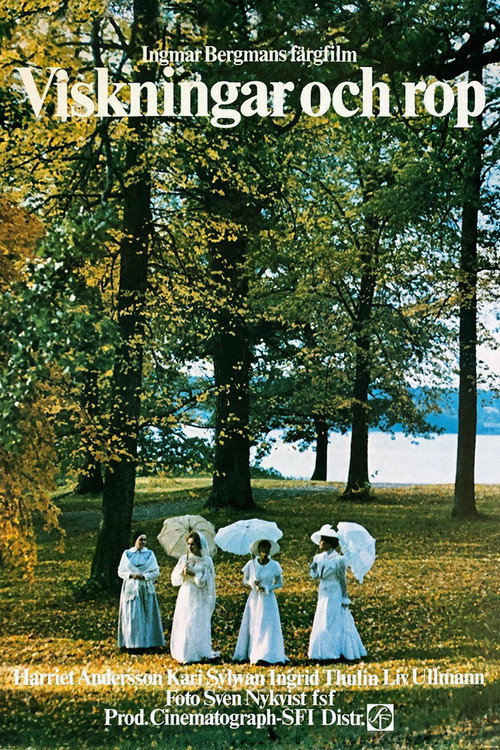 Szepty i krzyki (1972) – plakat filmu