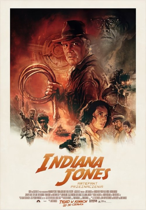 Indiana Jones i artefakt przeznaczenia (2023) – plakat filmu