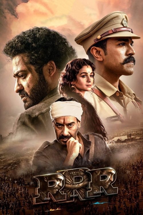 RRR - Rise Roar Revolt (2022) – plakat filmu