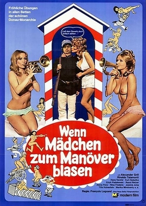 Wenn Mädchen zum Manöver blasen (1975) – plakat filmu
