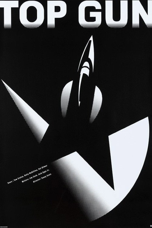 Top Gun (1986) – plakat filmu