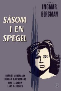 Jak w zwierciadle (1961) – plakat filmu