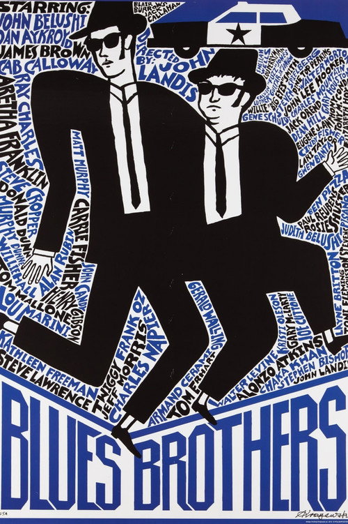 Blues Brothers (1980) – plakat filmu