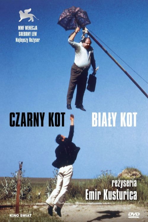 Czarny kot, biały kot (1998) – plakat filmu
