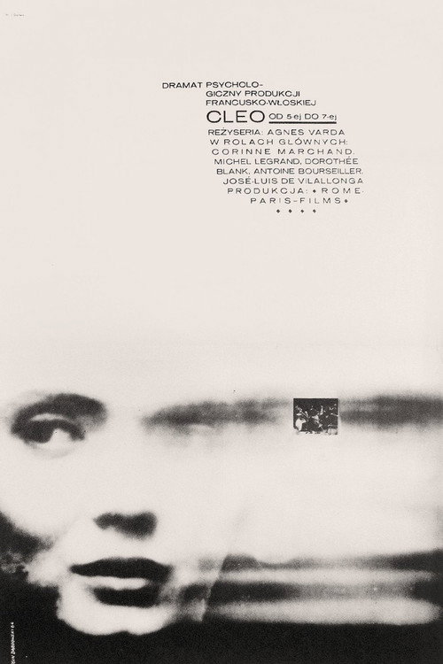 Cleo od piątej do siódmej (1962) – plakat filmu