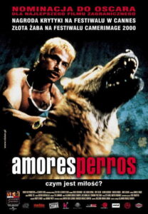 Amores perros (2000) – plakat filmu
