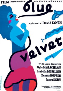 Blue Velvet (1986) – plakat filmu