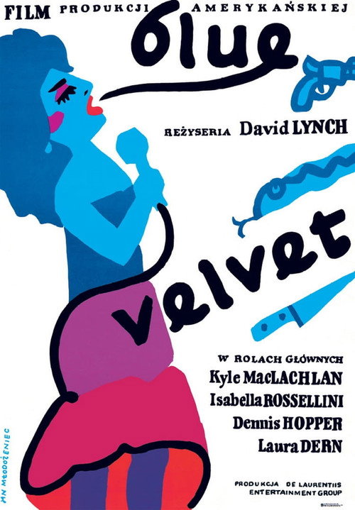 Blue Velvet (1986) – plakat filmu