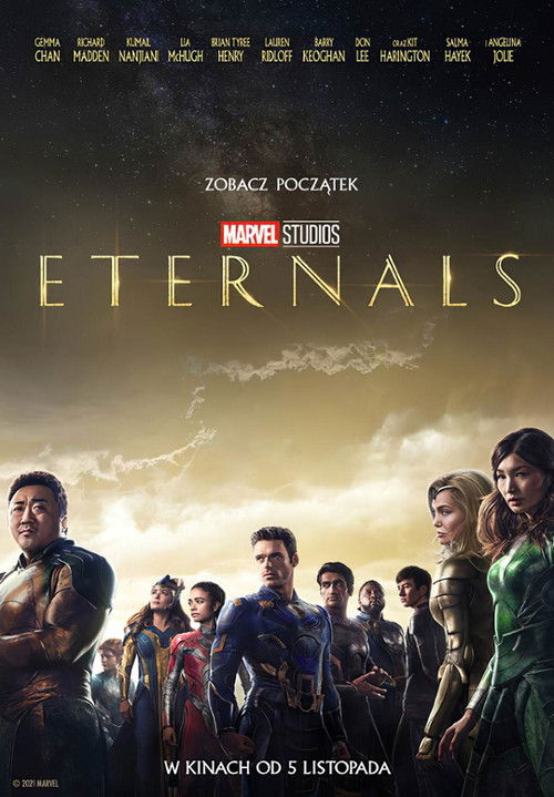 Eternals (2021) – plakat filmu