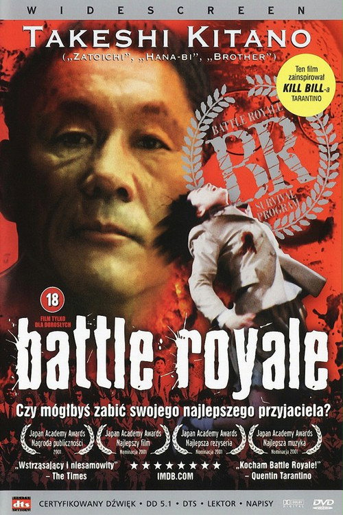 Battle Royale (2000) – plakat filmu