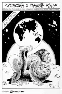 Ucieczka z Planety Małp (1971) - plakat