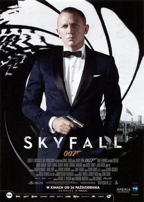Skyfall (2012) – plakat filmu