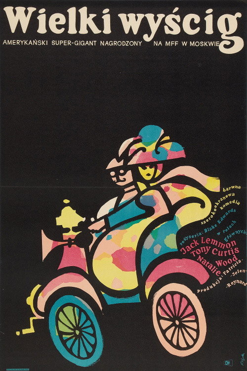 Wielki wyścig (1965) – plakat filmu