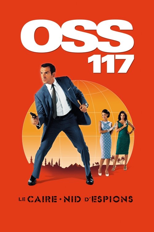 OSS 117 - Kair, gniazdo szpiegów (2006) – plakat filmu