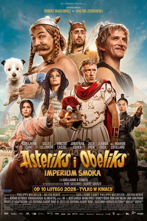 Asteriks i Obeliks: Imperium Smoka (2023) – plakat filmu
