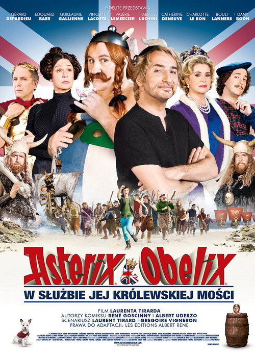 Asteriks i Obeliks: W służbie Jej Królewskiej Mości (2012) – plakat filmu