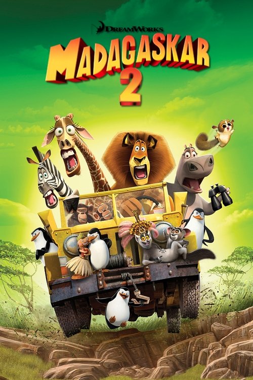 Madagaskar 2 (2008) – plakat filmu