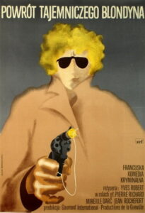 Powrót tajemniczego blondyna (1974) – plakat filmu