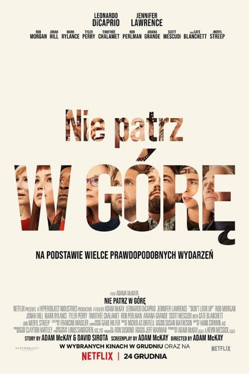 Nie patrz w górę (2021) – plakat filmu