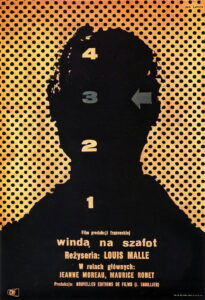 Windą na szafot (1958) – plakat filmu