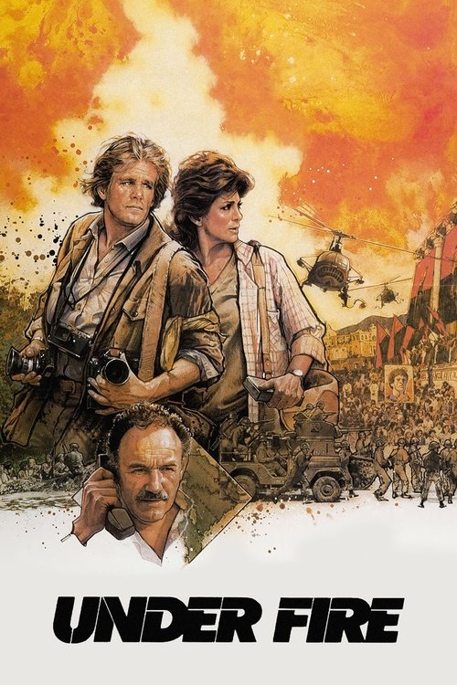 Pod ostrzałem (1983) – plakat filmu