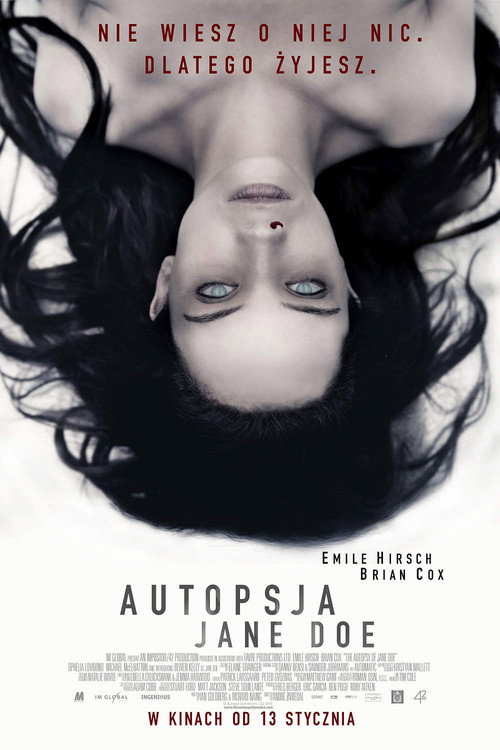 Autopsja Jane Doe (2016) – plakat filmu