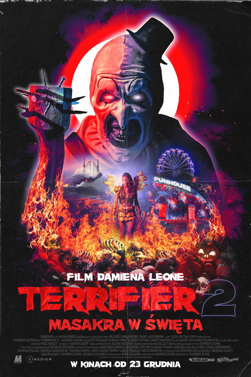 Terrifier 2: Masakra w Święta (2022) – plakat filmu