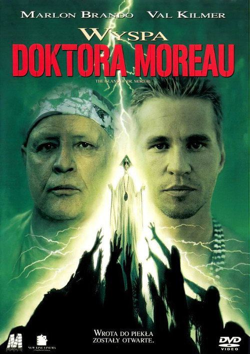 Wyspa doktora Moreau (1996) – plakat filmu