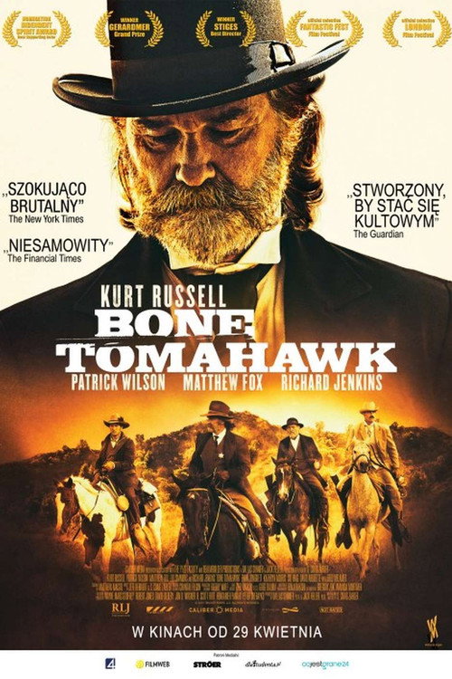 Bone Tomahawk (2015) – plakat filmu
