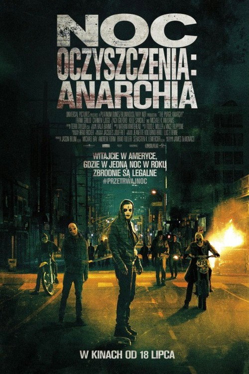 Noc Oczyszczenia: Anarchia (2014) – plakat filmu