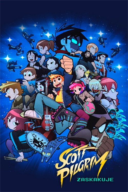 Scott Pilgrim zaskakuje (2023) – plakat filmu