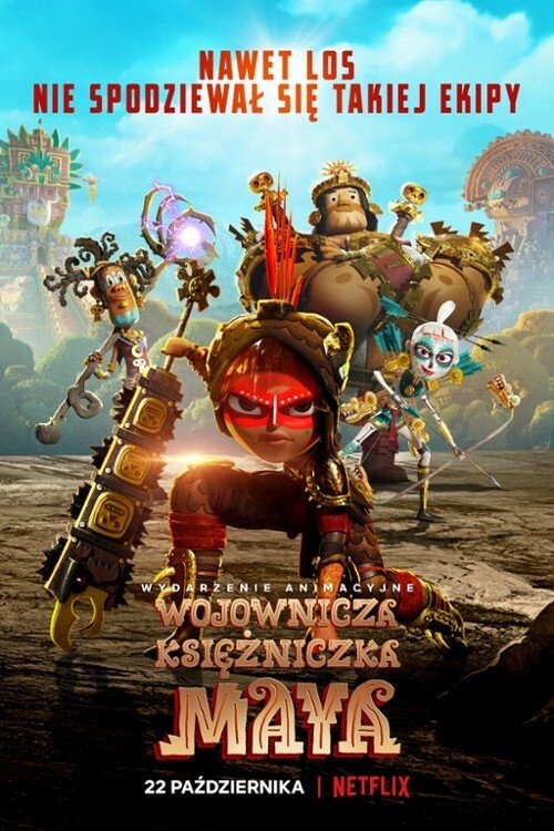 Wojownicza księżniczka Maya (2021) – plakat filmu