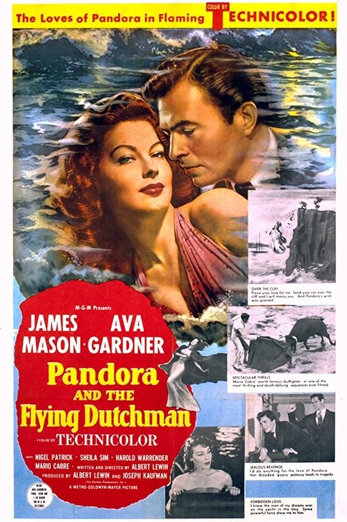 Pandora and the Flying Dutchman (1951) – plakat filmu
