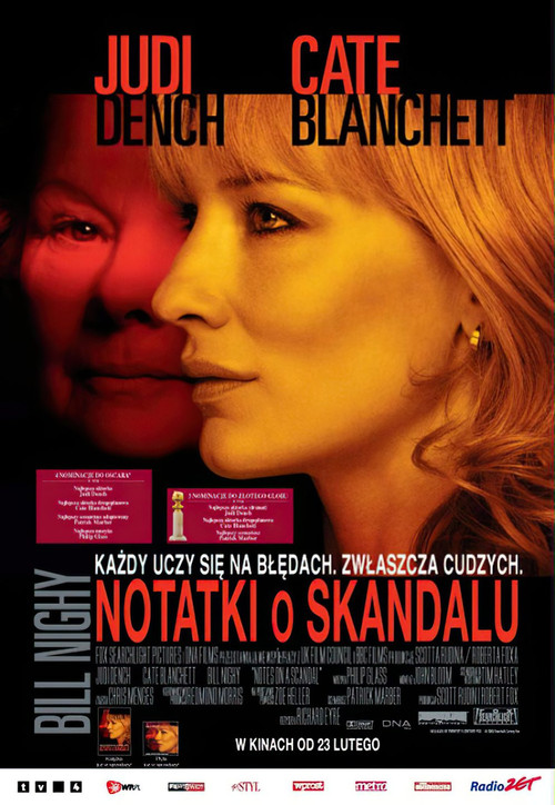 Notatki o skandalu (2006) – plakat filmu